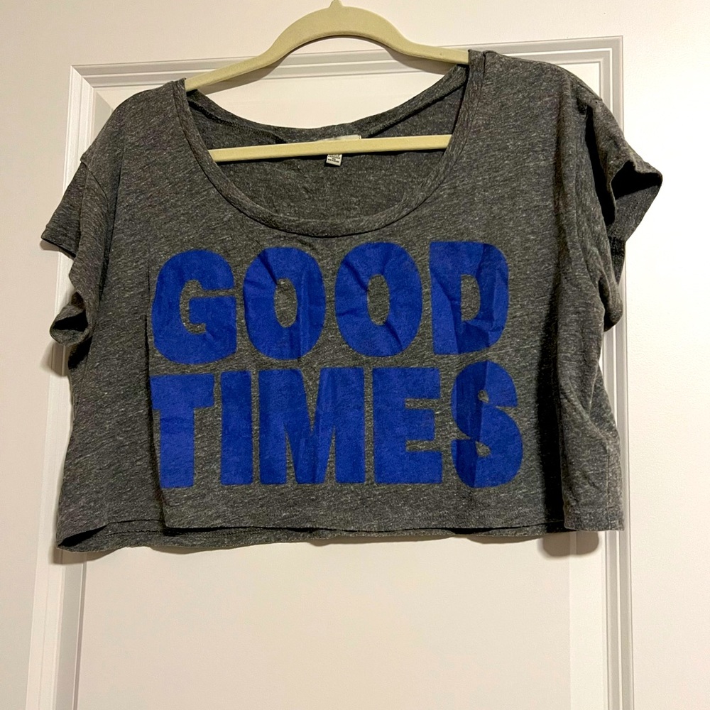 Good Times Crop Tee